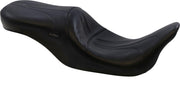 LE Pera Sorrento 2 Up Seat For Harley Davidson FLHR 1584 2008-2011 Stitched 13 x 18" - Black