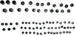 Drag Specialties Bolt Cover Standard Kit For Harley Davidson FLD 1690 2012-2013 - Black