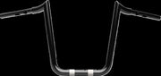 LA Choppers 1-1/4" Prime Ape Handlebar For Harley Davidson FLTRK 1868 ABS 2024 30.5 cm (12") - Black