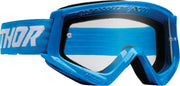 Thor Youth Combat Racer Goggles - Blue White