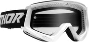 Thor Youth Combat Racer Goggles - White