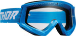 Thor Combat Racer Goggles - Blue White