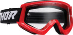 Thor Combat Racer Goggles - Black Red