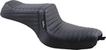 LE Pera Tailwhip Seat For Harley Davidson XL1200C 2010-2020 Pleated - Black