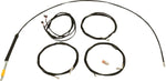 LA Choppers Complete Plug-and-Play Cable Kit For Harley Davidson FLHRXS 1868 ABS 2024 45.5 cm - 51 cm (18" - 20") - Black/Clear-Coated