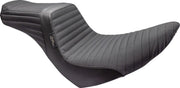 LE Pera Tailwhip Seat For Harley Davidson FLSB 1750 ABS 2018-2024 Grip Tape/Pleated - Black