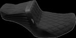 LE Pera Tailwhip Seat For Harley Davidson FLHX 1750 ABS 2023 Double Diamond/Gripper - Black