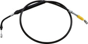 LA Choppers Midnight Braided Clutch Cable For Harley Davidson FLH 1868 ABS 2021 12" - 14" - Black