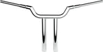 LA Choppers Valley T-Bar Handlebars 35.5 cm (14") - Chrome