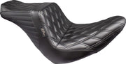 LE Pera Tailwhip Up Front Seat For Harley Davidson FLSB 1750 ABS 2018-2021 Double Diamond - Black
