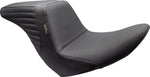 LE Pera Kickflip Up Front Seat For Harley Davidson FLSB 1750 ABS 2018-2021 Basketweave - Black