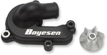 Boyesen Supercooler Water Pump Cover & Impeller Kit For Gas Gas EC250F 2021-2023 - Black
