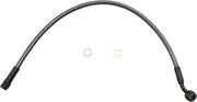 Magnum Shielding KarbonFibr Brake Hose For Harley Davidson FXDX 1450 1999-2003 Front Upper 43 cm (17") - Carbon Fiber KARBONFIBR Silver
