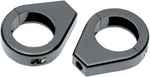 Drag Specialties Turn Signal Fork Clamps For Harley Davidson FXD 1450 1999-2001 Front - Black