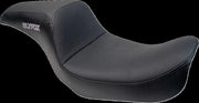Slyfox The Drifter Seat For Harley Davidson FXD 1340 1996-1998 Carbon Fiber/Gray Logo/Smooth - Black/Grey