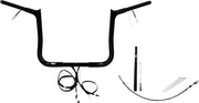 Fat Baggers Inc. EZ Install Wired 1-1/4" Pointed Top Handlebar Kit For Harley Davidson FLH 1868 ABS 2021 - Black