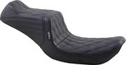 LE Pera Tailwhip Seat For Harley Davidson FXD 1340 1996-1998 Double Diamond - Black