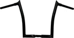 Fat Baggers Inc. 1-1 4" EZ Install Pointed Top Handlebar For Harley Davidson FLHX 1923 2024-2025 35.5 cm (14") - Black