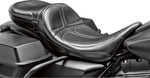 LE Pera Maverick Daddy Long Legs Seat For Harley Davidson FLHR 1584 2008-2011 Stitched - Black