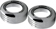 Pro-One Custom Billet Fork Boots For Harley Davidson FLST 1340 1986-1990 - Chrome