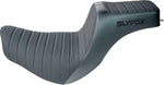 Slyfox High Noon Seat For Harley Davidson FLSB 1750 ABS 2018-2021 Black Logo/Classic Stitch - Black