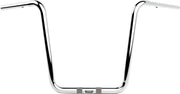 LA Choppers Twin Round Handlebar For Harley Davidson FLTRK 1868 ABS 2020-2023 40.5 cm (16") - Chrome