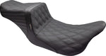 LE Pera Tailwhip Seat For Harley Davidson FLH 1868 ABS 2021 Double Diamond/Grip Tape - Black