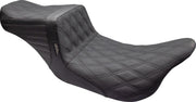 LE Pera Tailwhip Seat For Harley Davidson FLH 1868 ABS 2021 Double Diamond/Grip Tape - Black