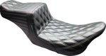 LE Pera Tailwhip Seat For Harley Davidson FLH 1868 ABS 2021 Double Diamond - Black/Green
