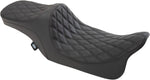 Drag Specialties Predator III 2 Up Seat For Harley Davidson FLHR 1340 1997-1998 - Black