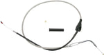 Drag Specialties Stainless Steel Braided Idle Cable For Harley Davidson FLHT 1450 2002-2003 97.5 cm (38-3 8") - Silver Unfinished