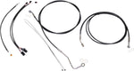 Magnum Shielding XR Handlebar Cable Install Kit For Harley Davidson FLHR 1750 2021-2022 38 - 43cm (15" - 17") - Black Chrome