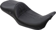 LE Pera Maverick Daddy Long Legs Seat For Harley Davidson FLH 1868 ABS 2021 HR Inlay Double Diamond/Perforated - Black