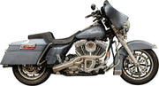 Trask 2 Into 1 Big Sexy Exhaust System For Harley Davidson FLHR 1450 1999-2003 - Raw