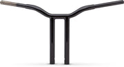 LA Choppers Kage Fighter Welded Straight-Riser Handlebar 30.5 cm (12") - Black
