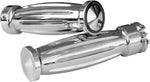 Accutronix Custom Grips For Harley Davidson FLD 1690 2012-2013 Diamond Cable - Chrome