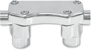 Drag Specialties Handlebar Riser & Top Clamp Kit 38.1 mm Rise - Chrome