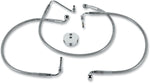 Drag Specialties Stainless Steel Brake Hose Kit For Harley Davidson FXDS-CON 1340 1994-1999 Front