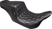 LE Pera Tailwhip Up Front Seat For Harley Davidson FLH 1868 ABS 2021 Double Diamond - Black