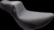 LE Pera Tailwhip Daddy Long Legs Low Rider Seat For Harley Davidson FLSB 1750 ABS 2018-2024 Basketweave - Black