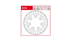TRW Fixed Round Brake Disc For Harley Davidson FLHR 1584 2008 Front