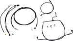 Magnum Shielding XR Handlebar Cable Install Kit For Harley Davidson FLHX 1750 30.5 - 35.5cm (12" - 14") - Black