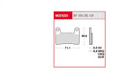 TRW TRQ Brake Pad Sintered Race For Suzuki DL 1050 DE ABS 2023-2026 Front