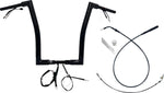 Fat Baggers Inc. 1-1 2" EZ Install Flat Top Handlebar For Harley Davidson FLHX 1923 2024-2025 - Black