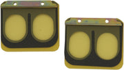 Boyesen Replacement Pro Series Reed Set for RAD Valve For Kawasaki KX125 2004-2008 - Carbon Fiber/Yellow