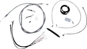 LA Choppers Handlebar Cable/Brake Hose Kit Non-ABS For Harley Davidson FLDE 1750 ABS 2018-2020 30.5 cm - 35.5 cm (12" - 14") - Clear-Coated
