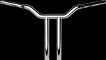 LA Choppers One Piece Kage Fighter Handlebar For Harley Davidson FLFBS 1923 ABS 2025 40.5 cm (16") - Chrome