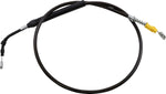 LA Choppers Midnight Braided Clutch Cable For Harley Davidson FLH 1868 ABS 2021 15" - 17" - Black