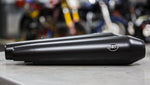 S&S Cycle Race Only Silencers For Royal Enfield Continental GT 650 EFI 2019-2023 - Black