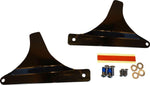 Drag Specialties Sissy Bar Side Plates For Harley Davidson FLSTF 1450 2000-2003 - Black